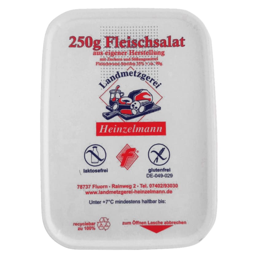 Heinzelmann Fleischsalat 250g